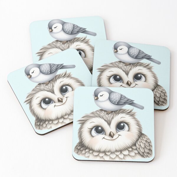 Item preview, Cute Fluffy Baby Owl  designed and sold by VibeShift Studio.