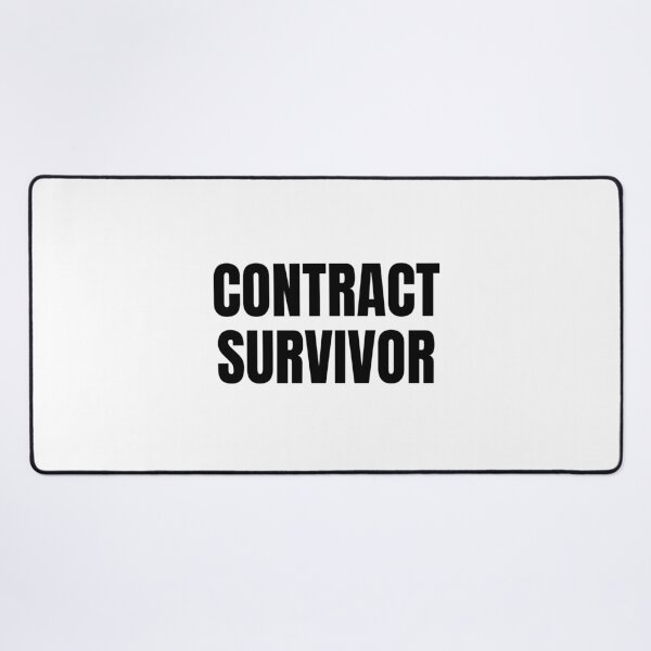 Item preview, Contract Survivor (Black) designed and sold by ShipCrewNation.