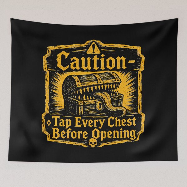Item preview, Tavern Chest Warning designed and sold by agearb.