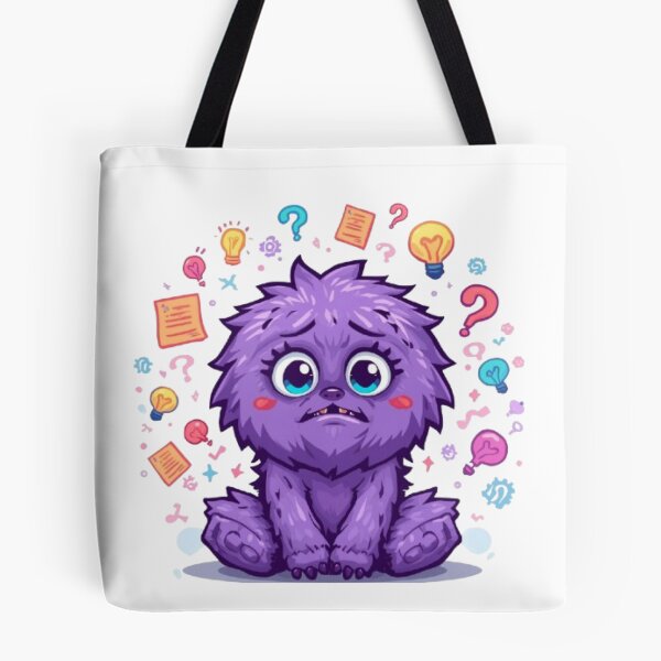 Item preview, My Brain Has Too Many Tabs Open | Cute Overthinking Monster designed and sold by Stylestickers55.
