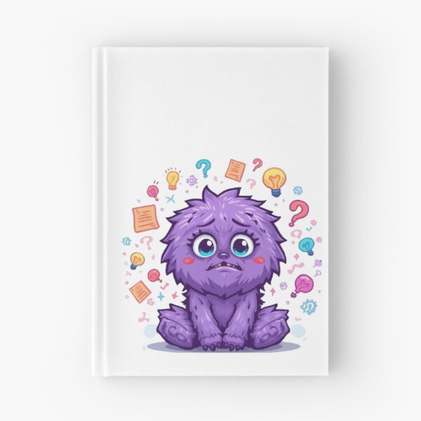 Item preview, My Brain Has Too Many Tabs Open | Cute Overthinking Monster designed and sold by Stylestickers55.