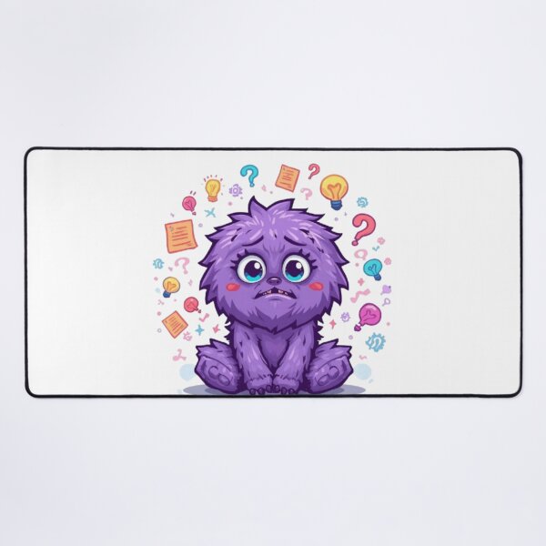 Item preview, My Brain Has Too Many Tabs Open | Cute Overthinking Monster designed and sold by Stylestickers55.