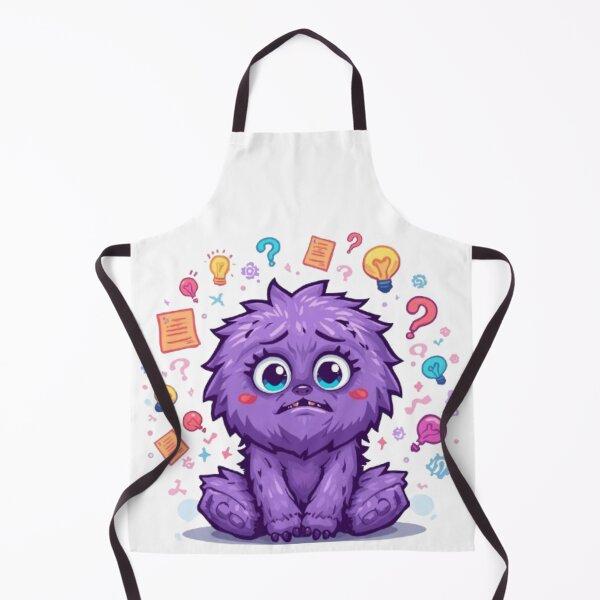 Item preview, My Brain Has Too Many Tabs Open | Cute Overthinking Monster designed and sold by Stylestickers55.