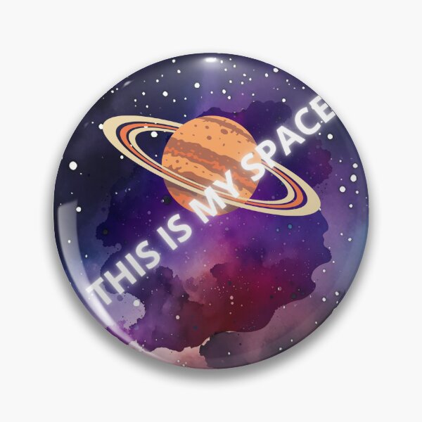 Item preview, Watercolor Ringed Planet in Nebula Space. designed and sold by NithskeBR.