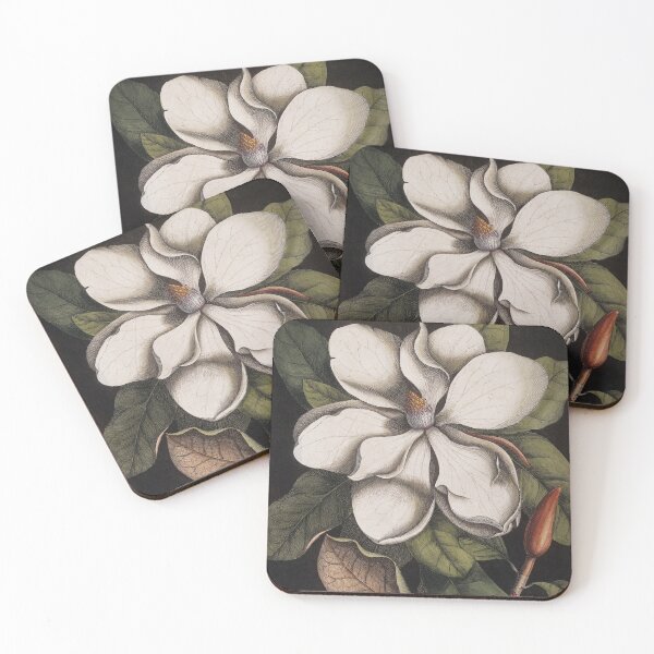 Item preview, Tropical Bahamas flower blossoms on canvas painting print by Mark Catesby designed and sold by Jéanpaul  Ferro.