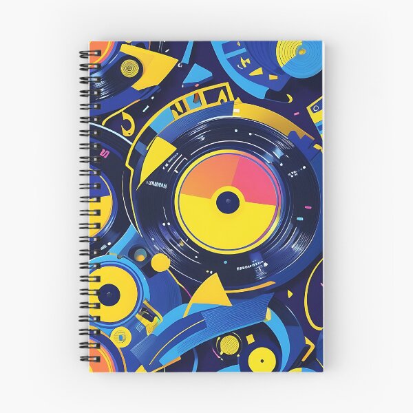 Item preview, Retro Vinyl Record Seamless Pattern House Music Rave  designed and sold by  ZenRave Designs.