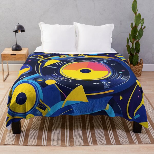 Item preview, Retro Vinyl Record Seamless Pattern House Music Rave designed and sold by ZenRave Designs.