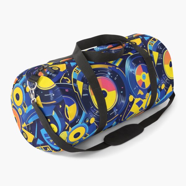 Item preview, Retro Vinyl Record Seamless Pattern House Music Rave designed and sold by ZenRave Designs.