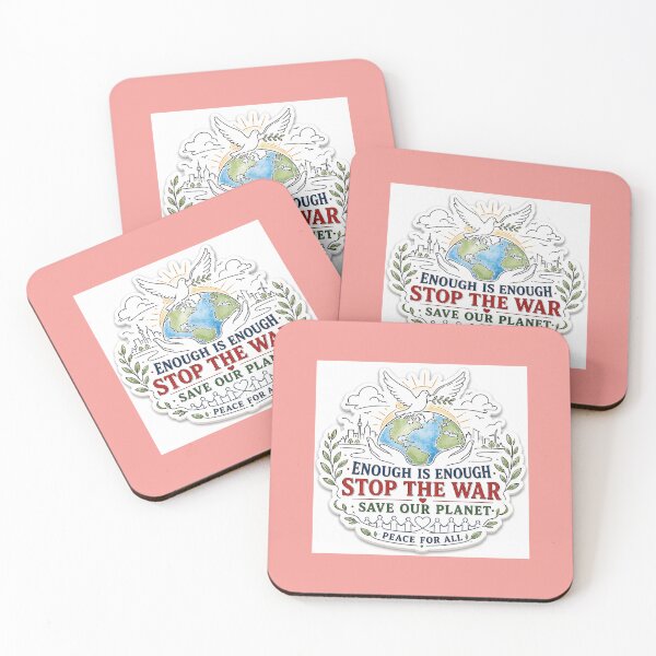 Item preview,  ENOUGH IS ENOUGH STOP THE WAR SAVE OUR  PLANET ? designed and sold by PaintMeWorld.