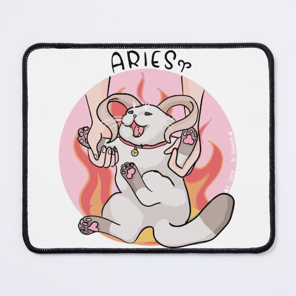 Item preview, Aries Cat Zodiac Sign designed and sold by elgatoysuhumana.