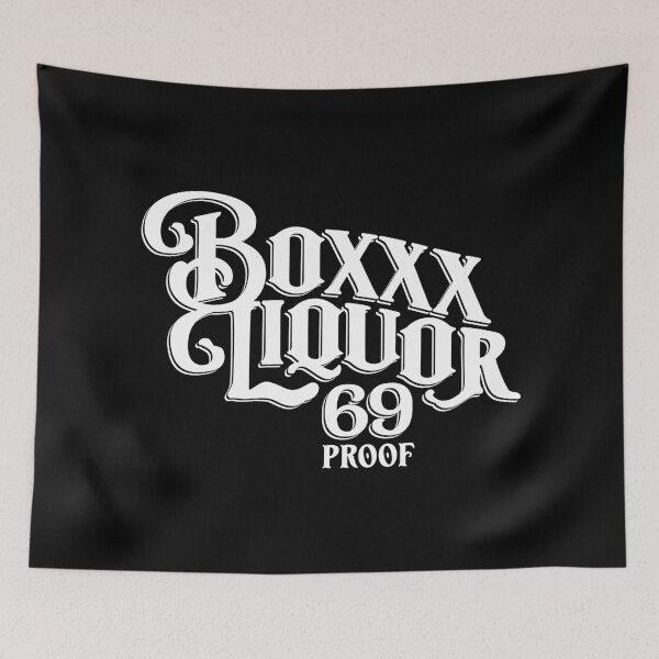 Item preview, Boxxx Liquor 69 proof – white text designed and sold by Winner Chicken Dinner Designs.