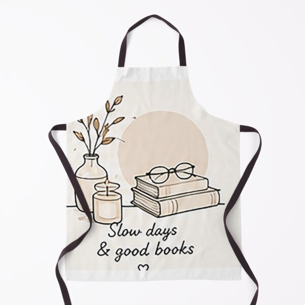 Item preview, Slow Days & Good Books | Cozy Reading Lifestyle Art designed and sold by Sara-Ai.