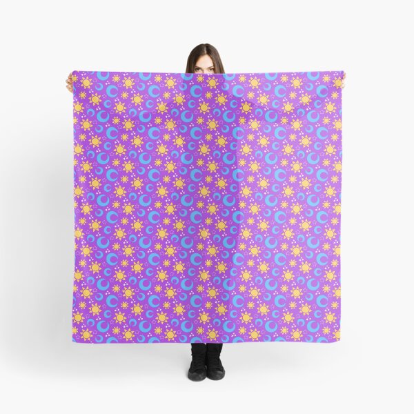 Item preview, Sun Moon and Stars Purple Celestial Pattern designed and sold by CI Creative Design LLC.
