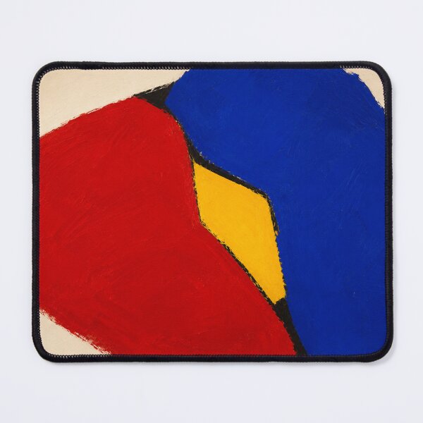 Item preview, Modern Abstract Painting Red Blue Yellow Geometric Art designed and sold by Moodzu.