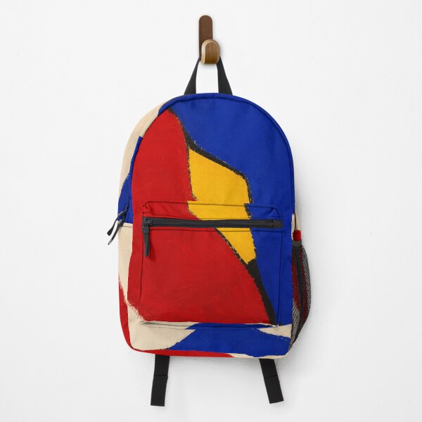 Item preview, Modern Abstract Painting Red Blue Yellow Geometric Art designed and sold by Moodzu.