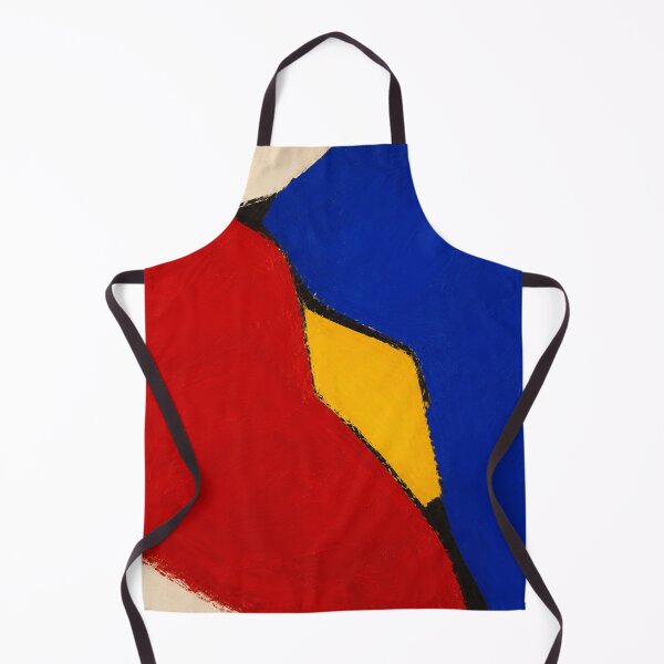 Item preview, Modern Abstract Painting Red Blue Yellow Geometric Art designed and sold by Moodzu.
