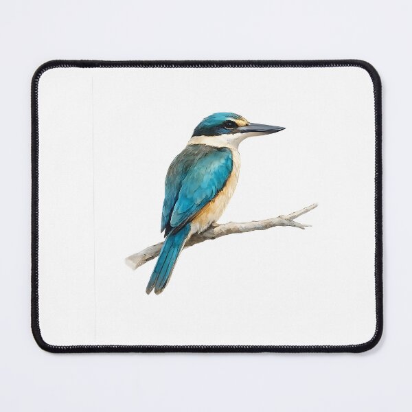 Item preview, Sacred Kingfisher Watercolour designed and sold by Jaruart.