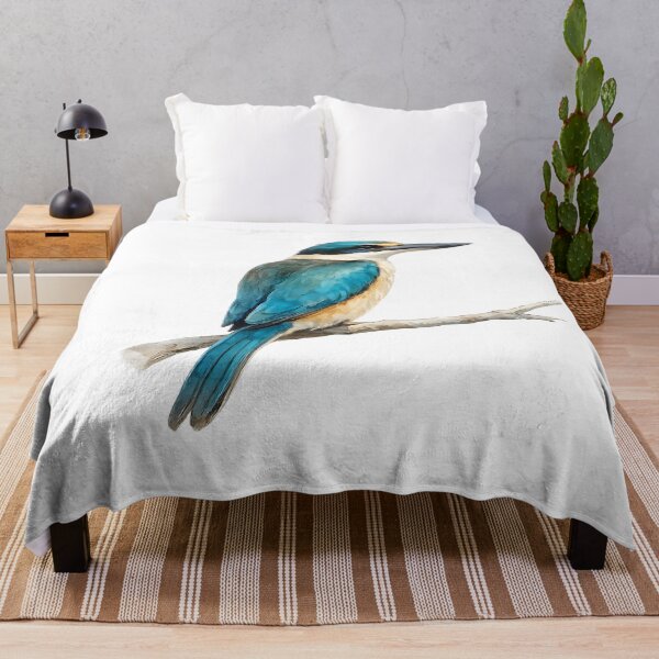 Item preview, Sacred Kingfisher Watercolour designed and sold by Jaruart.