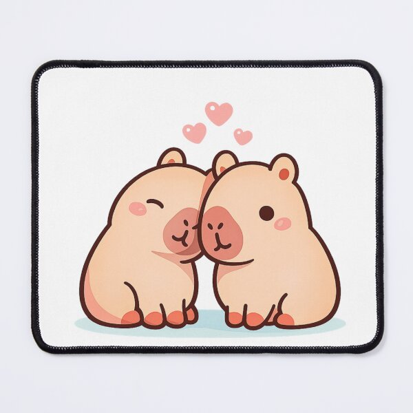 Item preview, Cute Cuddling Capybaras Design designed and sold by StyleBloomes.
