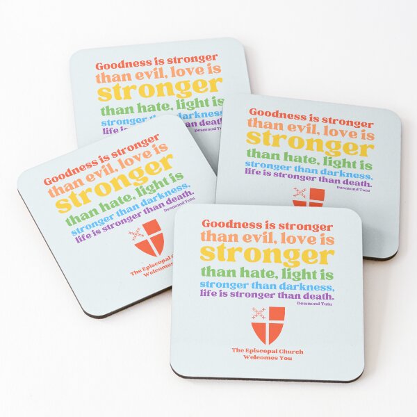 Item preview, Goodness is stronger than evil designed and sold by Canterbury Episcopal Campus Ministry at Texas Tech University .