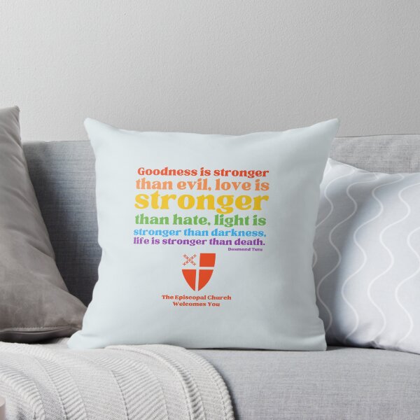 Item preview, Goodness is stronger than evil designed and sold by Canterbury Episcopal Campus Ministry at Texas Tech University .