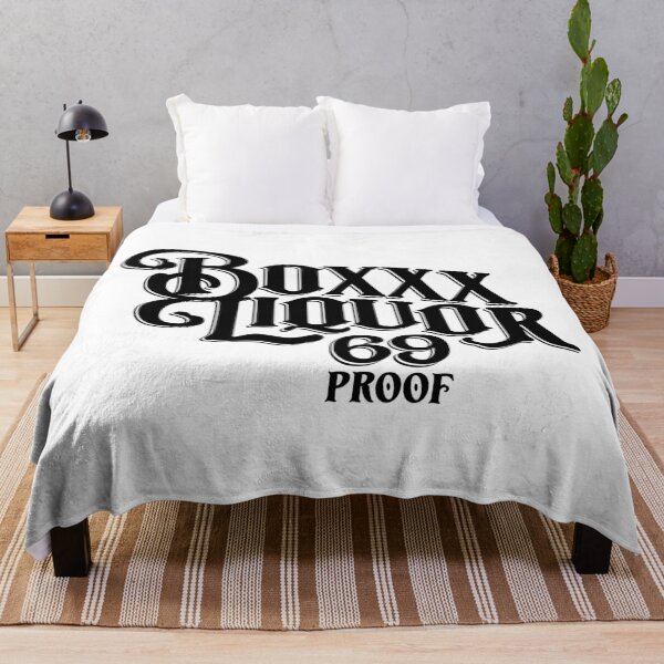 Item preview, Boxxx Liquor 69 proof – black text designed and sold by Winner Chicken Dinner Designs.