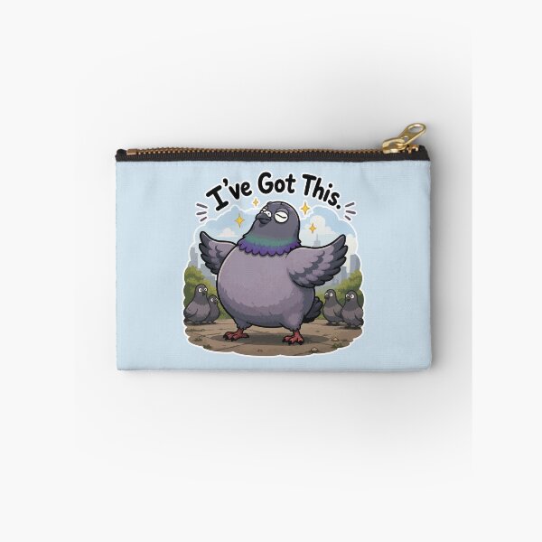 Item preview, I've Got This Funny Confident Pigeon Sticker Cute Motivational Bird Meme designed and sold by SimplePoDesign.