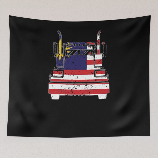 Item preview, Malaysian Trucker Shirt Malaysia Flag Truckers T Shirts designed and sold by shoppzee.