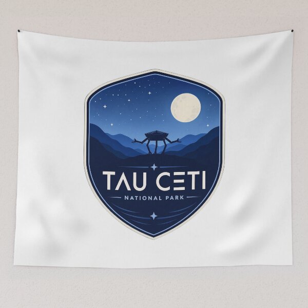 Item preview, Project Hail Mary - Tau Ceti Nation Park designed and sold by FrontierCosmic.