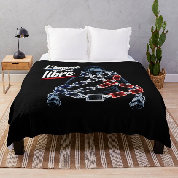 Item preview, L'homme est ne libre Cyberpunk Rousseau Digital Detox designed and sold by MeaningIsUse.