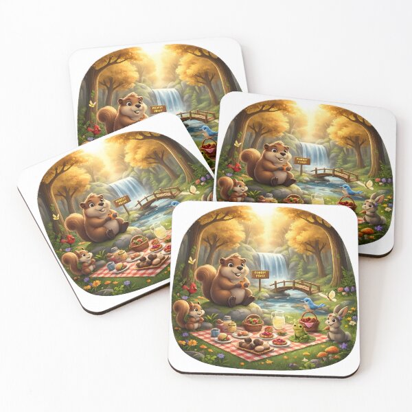 Item preview, Happy Beaver Adventures – Forest Celebration Gathering designed and sold by Clothes With Smiling Animals Walt Gral.