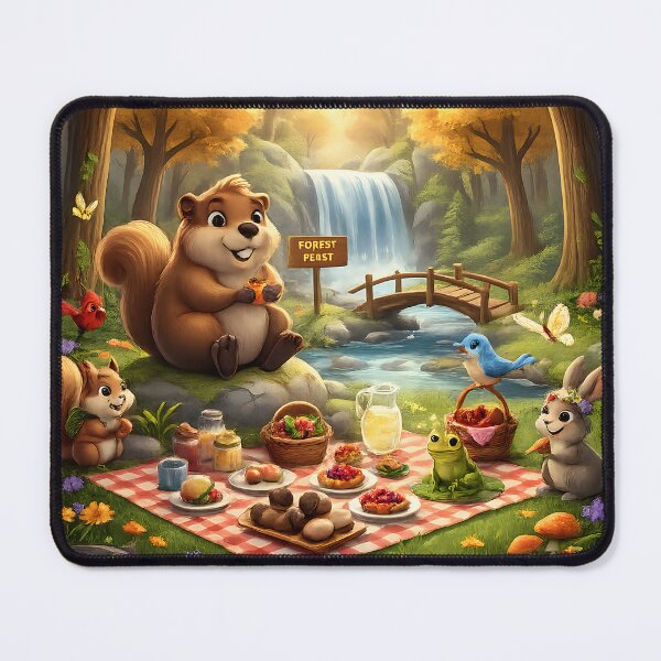 Item preview, Happy Beaver Adventures – Forest Celebration Gathering designed and sold by Clothes With Smiling Animals Walt Gral.