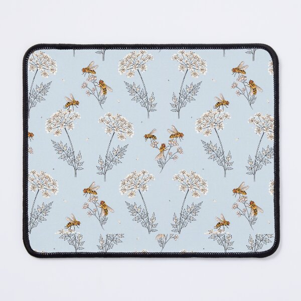 Item preview, Bees and Wildflowers Botanical Print designed and sold by NuvoraNest.