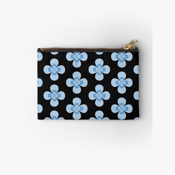 Item preview, Mid Century Modern Blue Retro Quad Flower Graphic. designed and sold by Jyoti-Quotes.