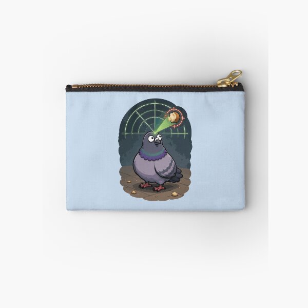 Item preview, Bread Radar Funny Pigeon Sticker Cute Urban Bird Bread Detector designed and sold by SimplePoDesign.