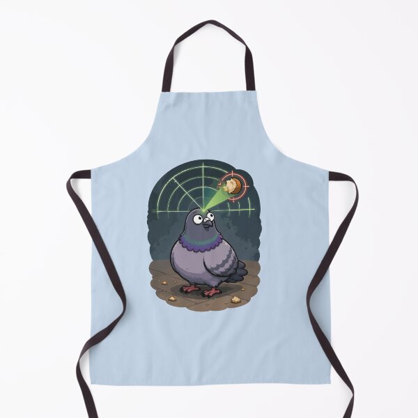 Item preview, Bread Radar Funny Pigeon Sticker Cute Urban Bird Bread Detector designed and sold by SimplePoDesign.