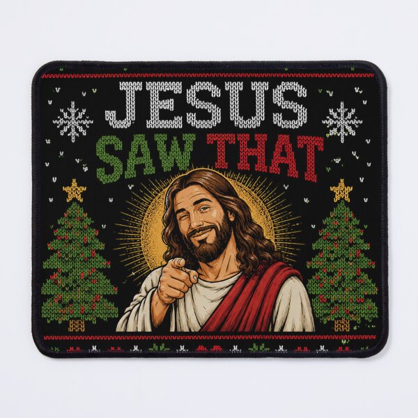 Item preview, Jesus Saw That Funny Christian Ugly Christmas Sweater designed and sold by Harpagann.