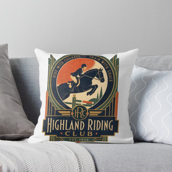 Item preview, Vintage 1920 Horse Riding Club – Watercolor Equestrian Logo Design designed and sold by Jandedan.