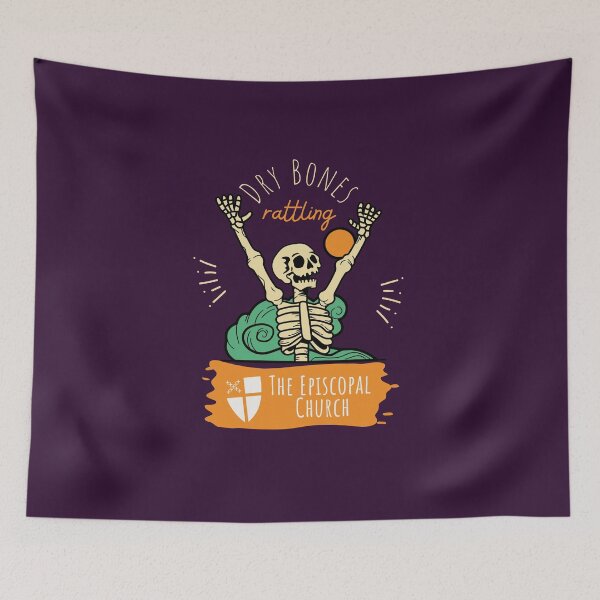 Item preview, Dry Bones Rattling designed and sold by Canterbury Episcopal Campus Ministry at Texas Tech University .