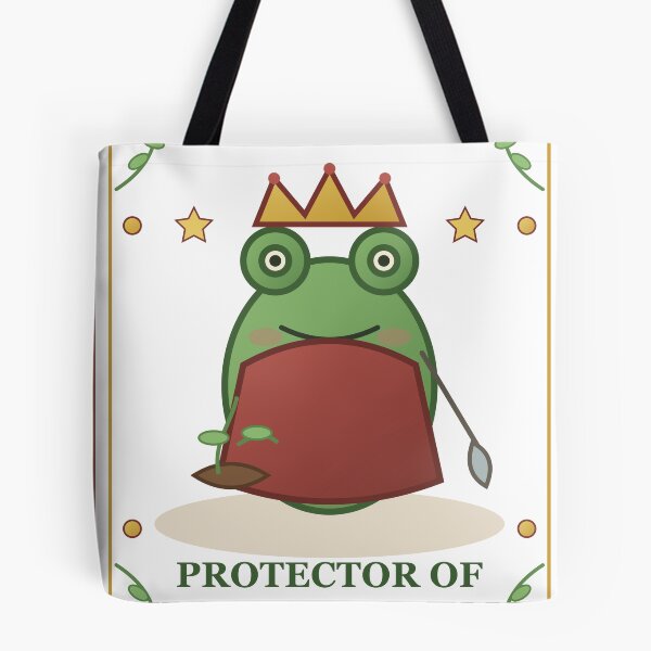 Item preview, Protector of Tiny Gardens – Noble Frog Gardener designed and sold by FlamoArt.