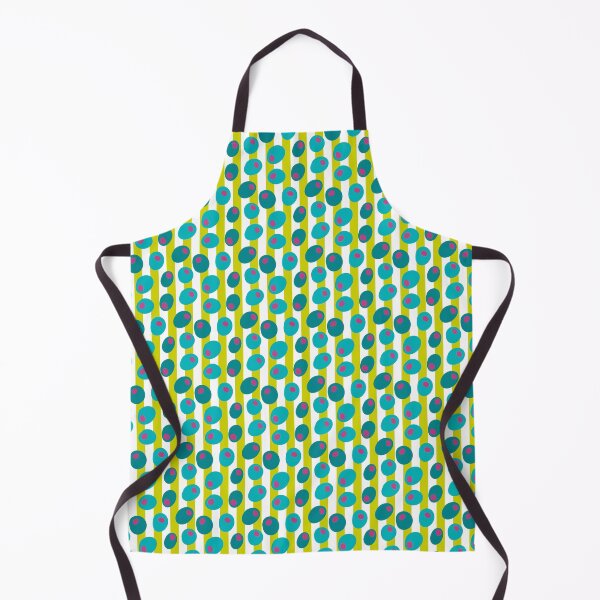 Item preview, Retro Teal Olives Pop Art Stripe Pattern designed and sold by CI Creative Design LLC.