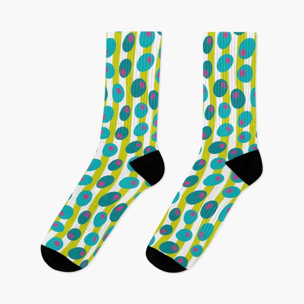 Item preview, Retro Teal Olives Pop Art Stripe Pattern designed and sold by CI Creative Design LLC.