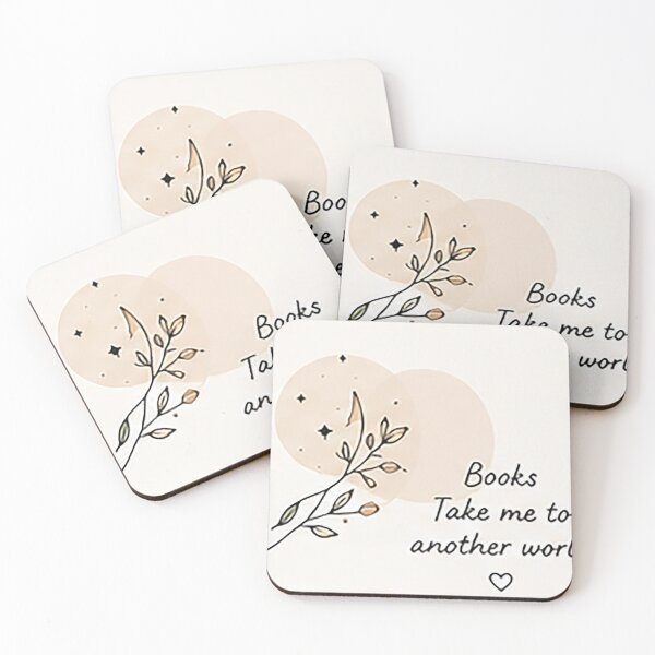 Item preview, Books Take Me to Another World | Minimal Moon Reading Art designed and sold by Sara-Ai.