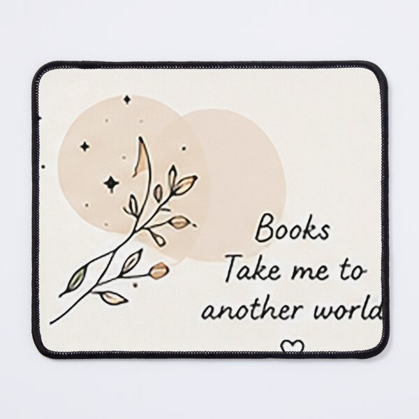Item preview, Books Take Me to Another World | Minimal Moon Reading Art designed and sold by Sara-Ai.