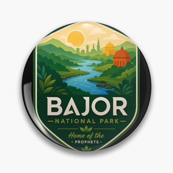 Item preview, Bajor Peaceful World Retro Sci-Fi Travel designed and sold by FrontierCosmic.