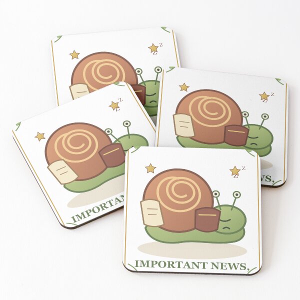 Item preview, Important News, Eventually – Sleepy Snail Messenger designed and sold by FlamoArt.