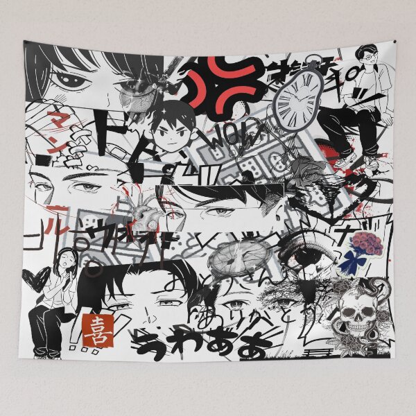Item preview, Anime Manga Collage Streetwear Grunge Graphic designed and sold by Side By Side Studio.