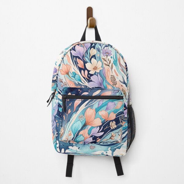 Item preview, Fish and Flower Ocean Pattern designed and sold by ASTRAL ART LAB.