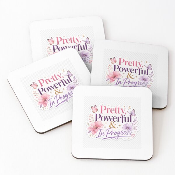 Item preview, Pretty Powerful and In Progress designed and sold by Varsha Art.