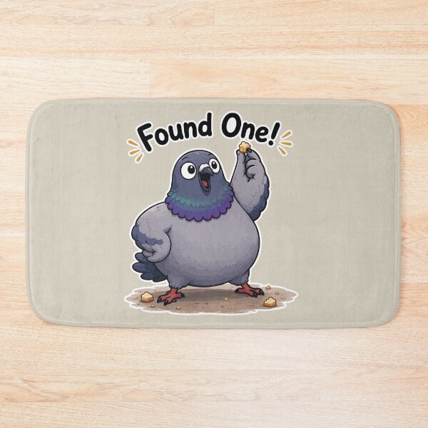 Item preview, Found One Funny Pigeon Sticker Cute Bird Crumb Victory Meme designed and sold by SimplePoDesign.
